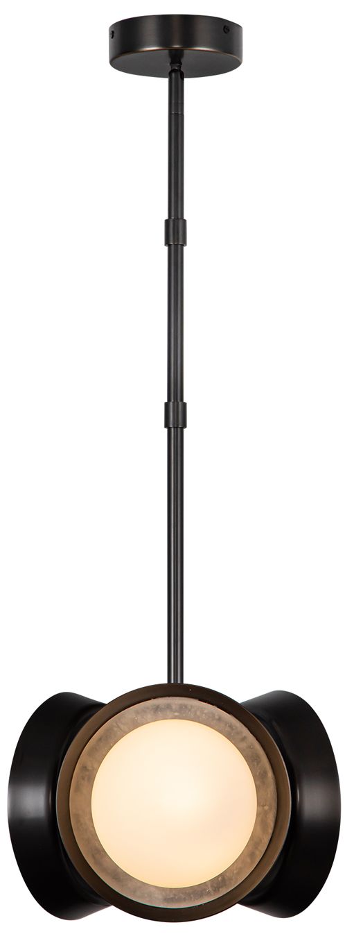 Image 3 Alora Alonso LED 13-in Urban Bronze Pendant more views