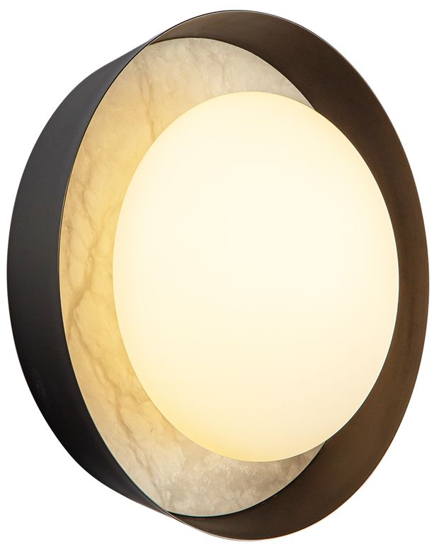 Image 2 Alora Alonso LED 8-in Urban Bronze Wall Vanity more views