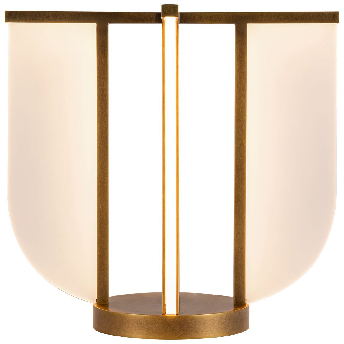 Image 4 Alora Anders LED 16-in Vintage Brass LED Table Lamp more views