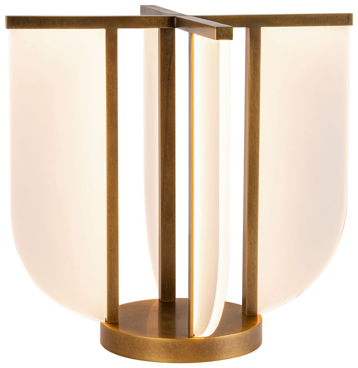 Image 5 Alora Anders LED 16-in Vintage Brass LED Table Lamp more views