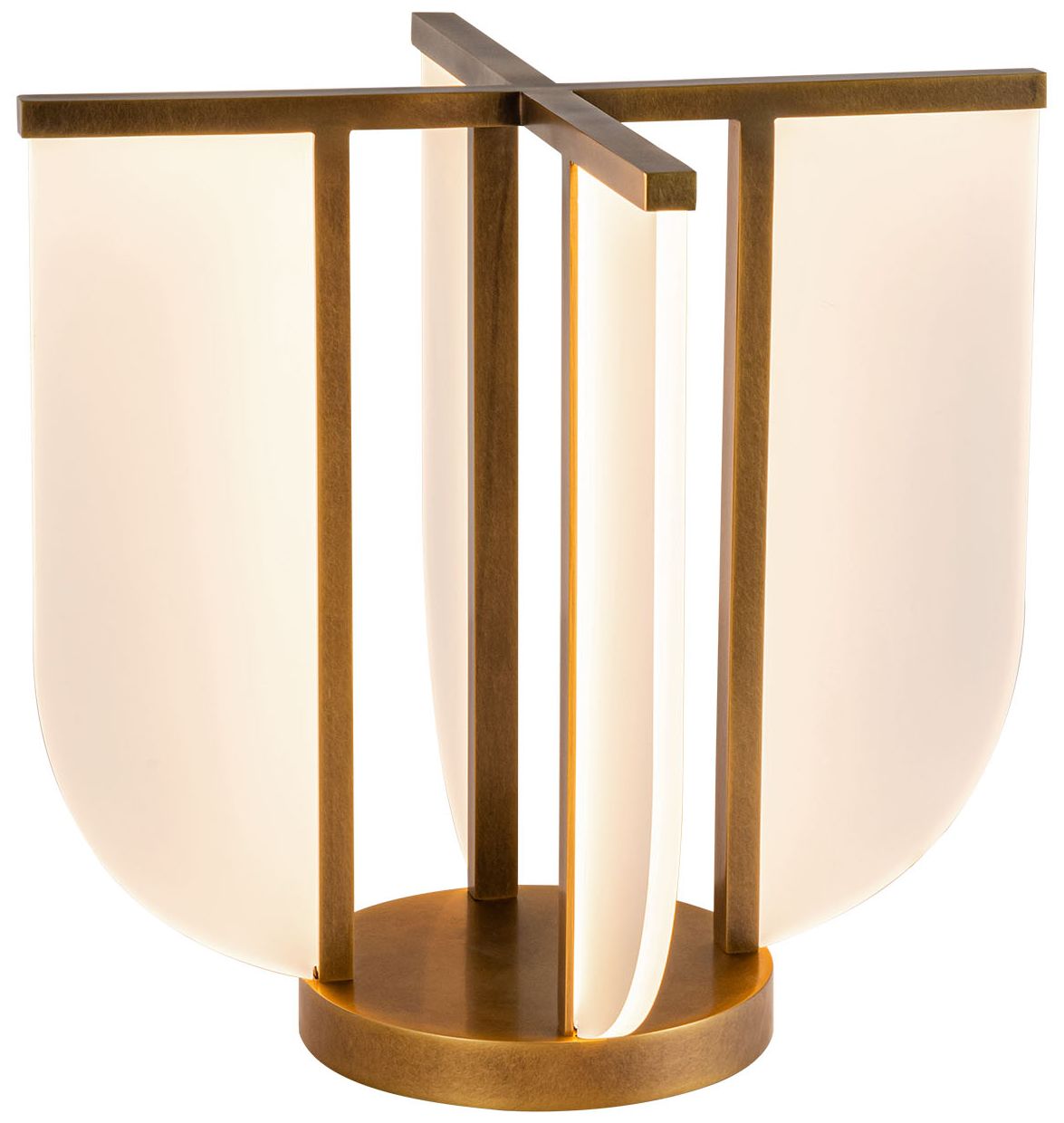 Image 6 Alora Anders LED 16-in Vintage Brass LED Table Lamp more views