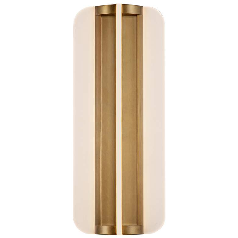 Image 1 Alora Anders LED 17-in Vintage Brass Wall Vanity