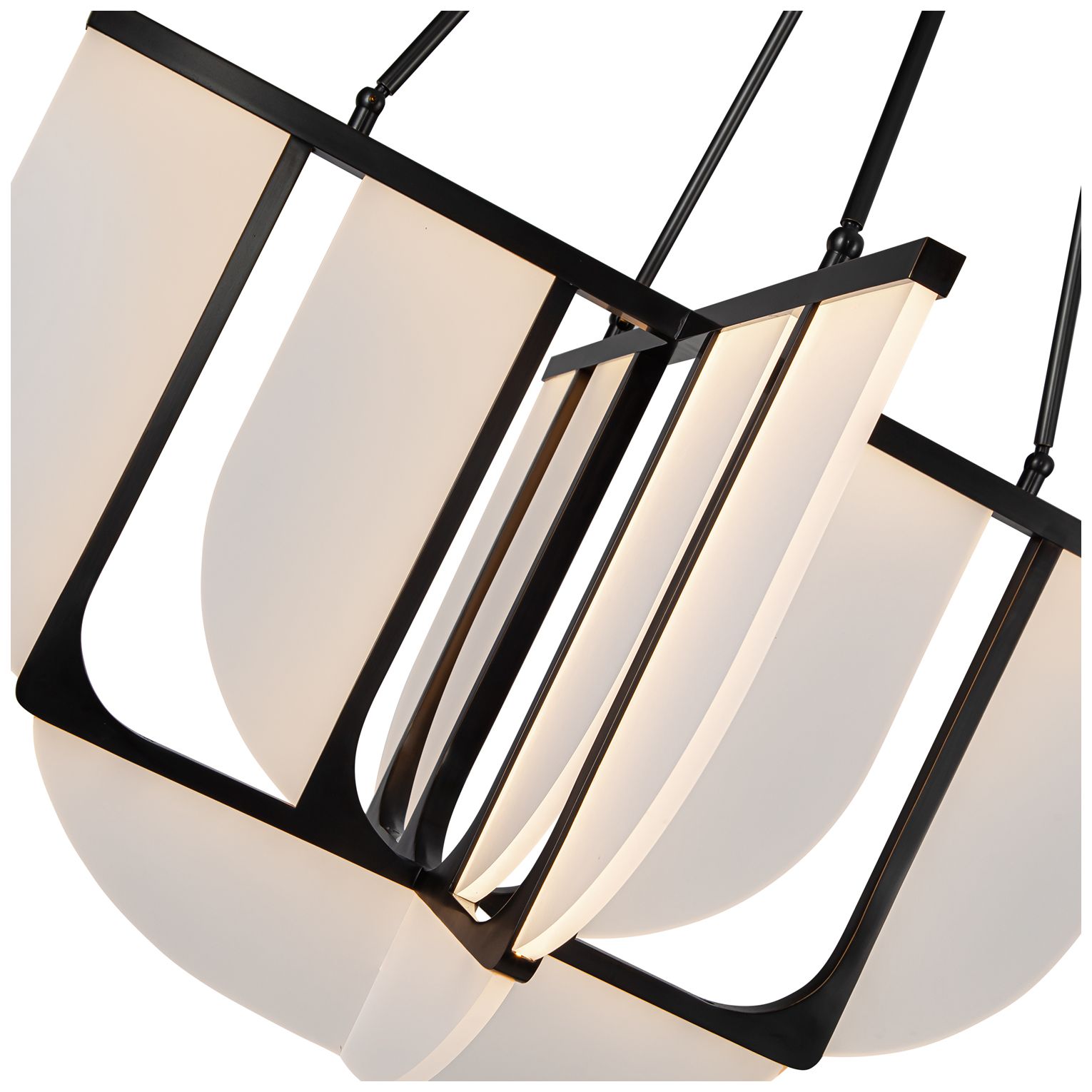 Image 3 Alora Anders LED 30-in Urban Bronze LED Chandelier more views