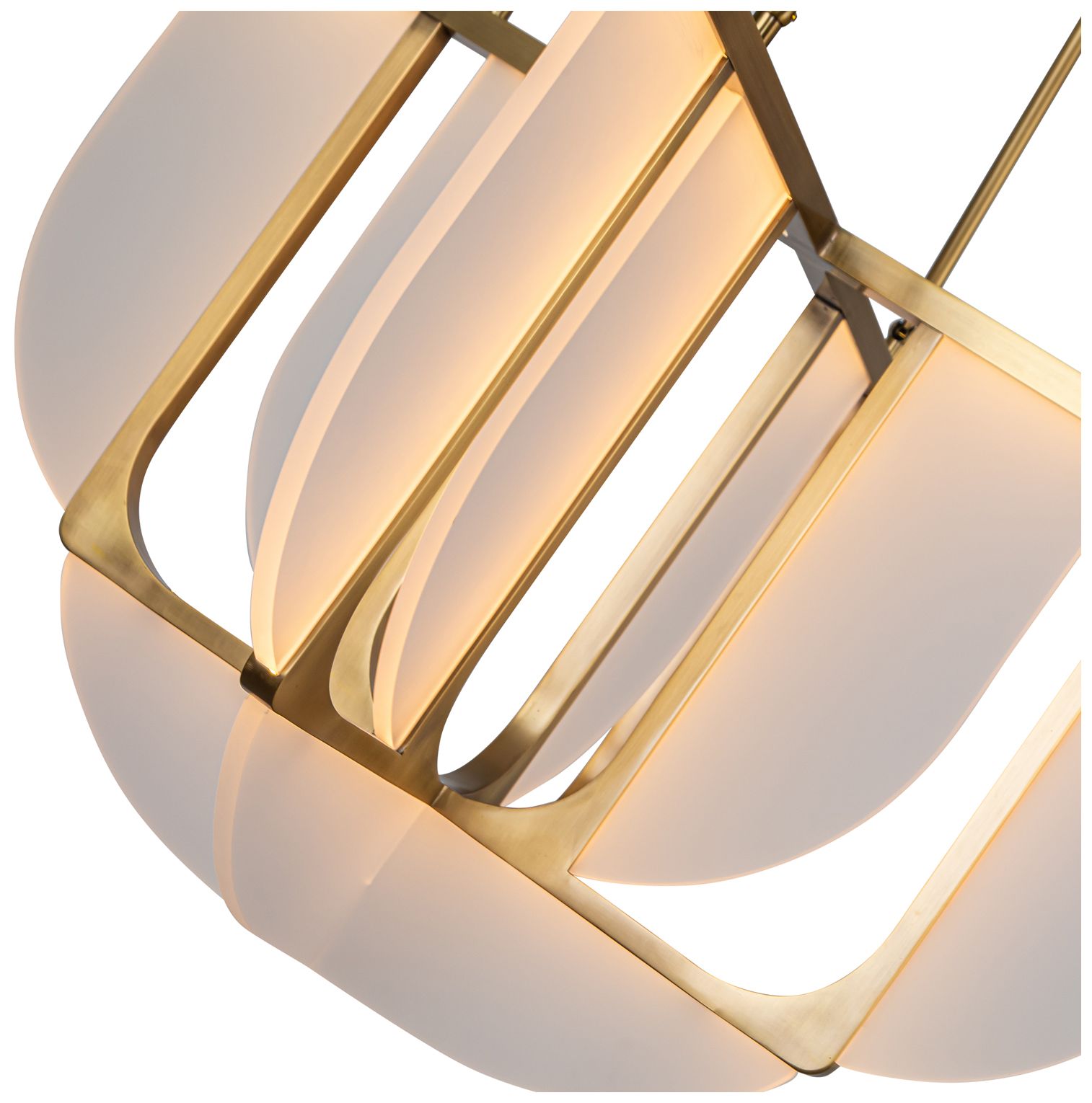 Image 3 Alora Anders LED 30-in Vintage Brass LED Chandeliers more views