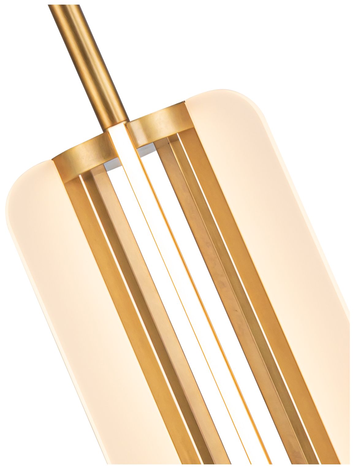 Image 3 Alora Anders LED 7-in Vintage Brass Pendant more views