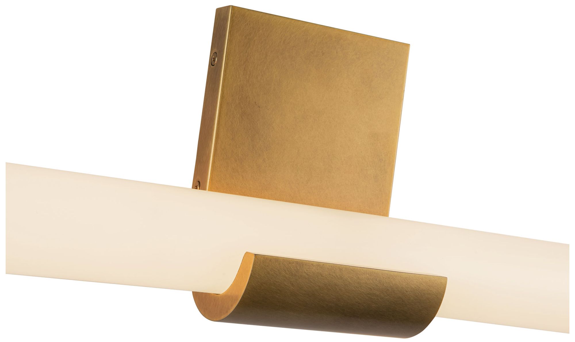 Image 6 Alora Apollo LED 20-in Vintage Brass Wall Vanity more views