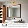 2_Alora Astrid LED 14-in Metal Shade/Vintage Brass Wall Vanity more views