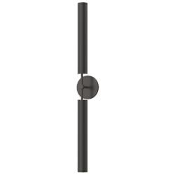 Alora Astrid LED 2 Head Metal Shade/Urban Bronze Wall Vanity