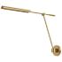 Alora Astrid LED 33-in Metal Shade/Vintage Brass Wall Vanity