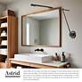2_Alora Astrid LED 33-in Metal Shade/Vintage Brass Wall Vanity more views