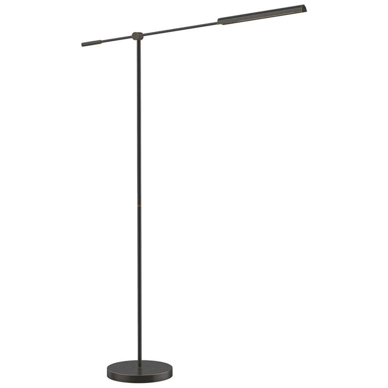 Image 1 Alora Astrid LED 55-in Metal Shade/Urban Bronze LED Floor Lamp