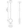 3_Alora Blanco LED 6-in Urban Bronze/Alabaster Pendant more views