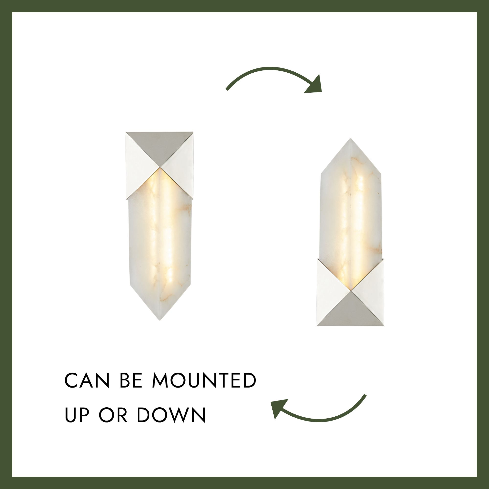 Image 5 Alora Caesar LED 12-in Polished Nickel/Alabaster Wall Vanity more views