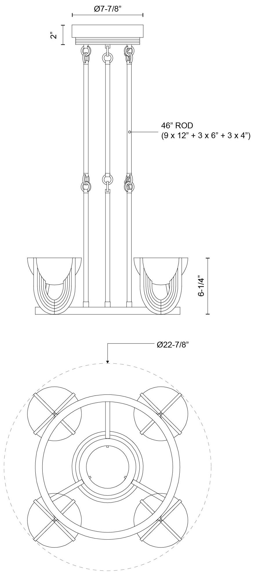 Image 6 Alora Colette LED 22-in Vintage Brass/Alabaster LED Chandelier more views