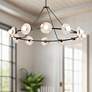1_Alora Dahlia LED 46-in Urban Bronze/Alabaster LED Chandeliers
