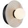 Alora Dahlia LED 6-in Urban Bronze/Alabaster Wall Vanity