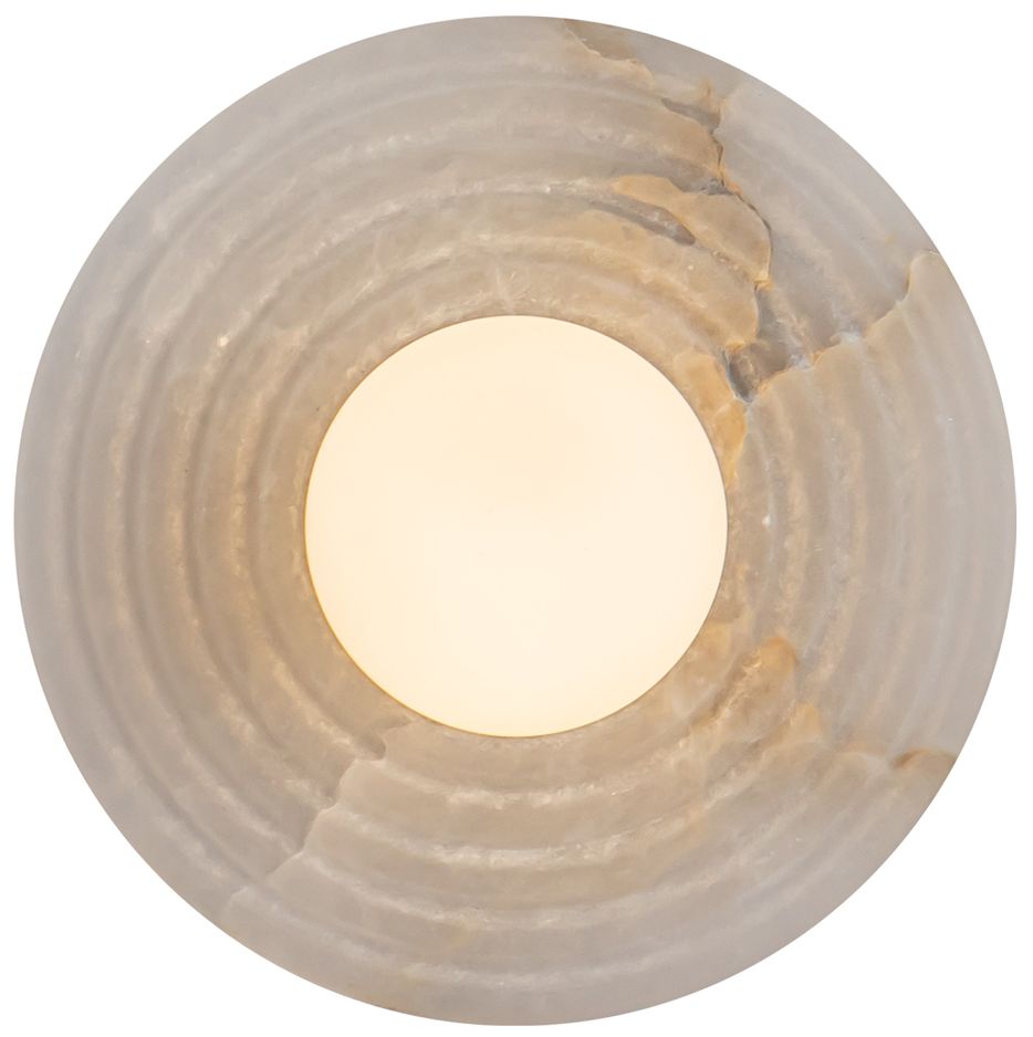 Image 2 Alora Dahlia LED 6-in Urban Bronze/Alabaster Wall Vanity more views