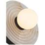 3_Alora Dahlia LED 6-in Urban Bronze/Alabaster Wall Vanity more views