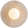 2_Alora Dahlia LED 6-in Vintage Brass/Alabaster Wall Vanity more views