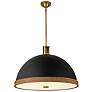 1_Alora Doral E26 24-in Matte Black/Vintage Brass Pendant