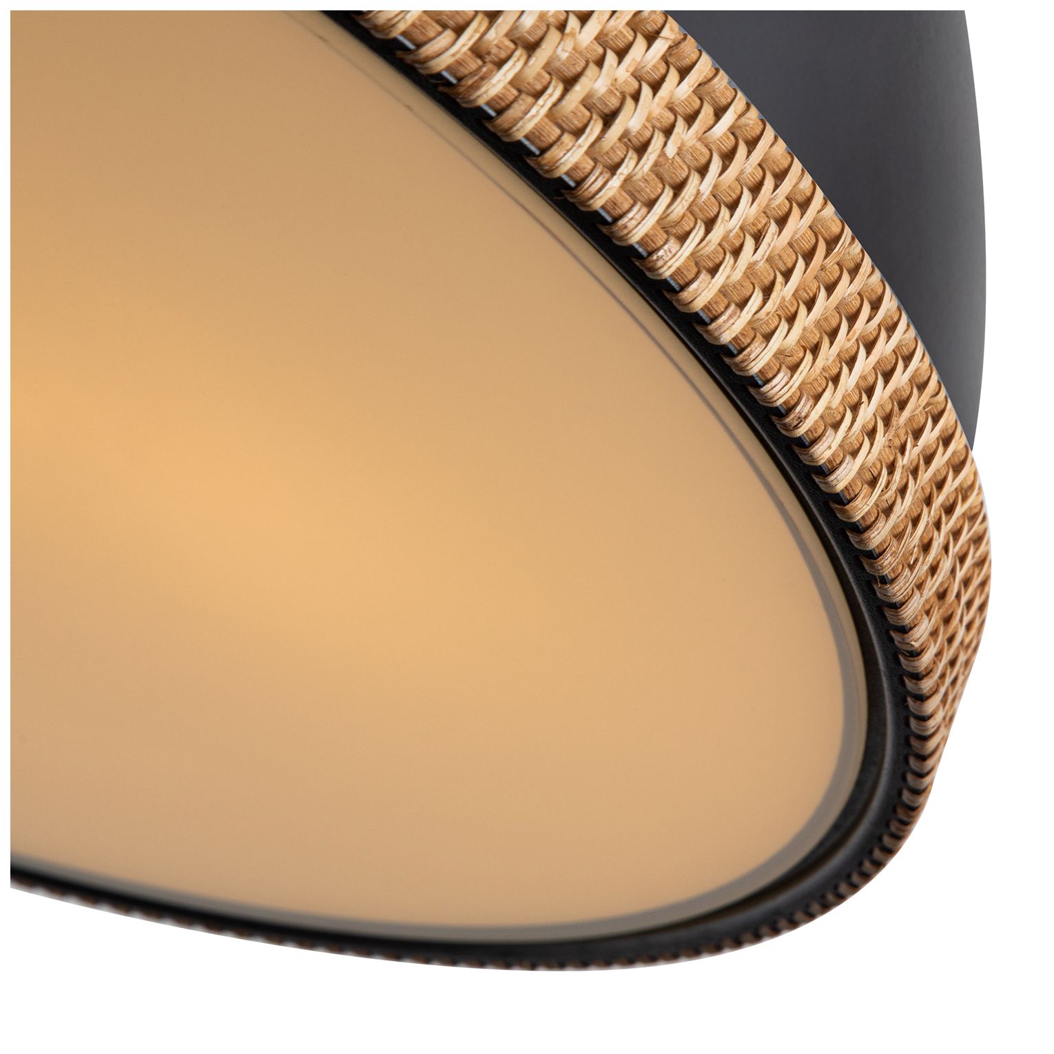 Image 2 Alora Doral E26 24-in Matte Black/Vintage Brass Pendant more views