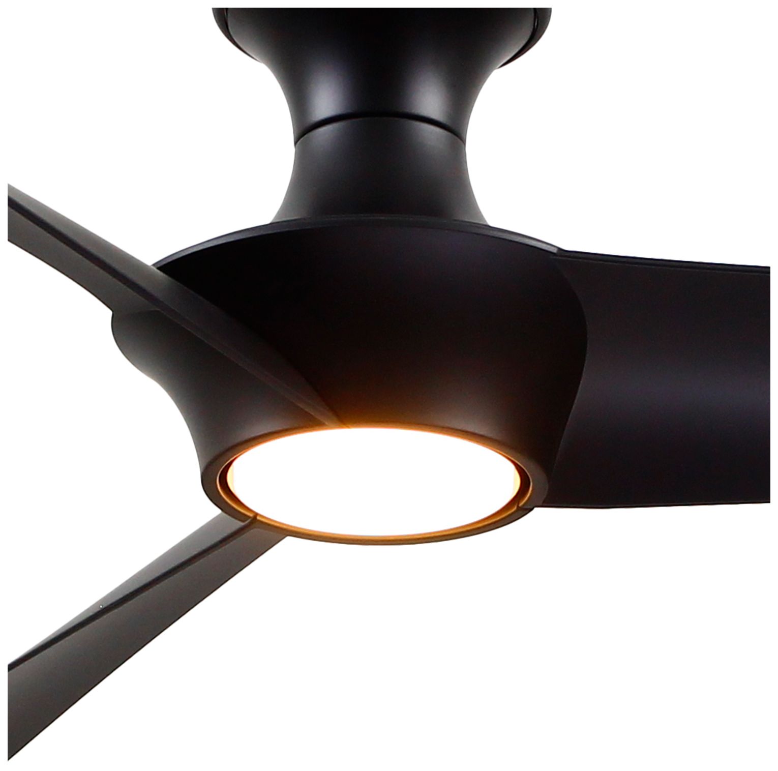 Image 4 Alora Emiko-H LED 56-in Matte Black Hugger Ceiling Fan more views