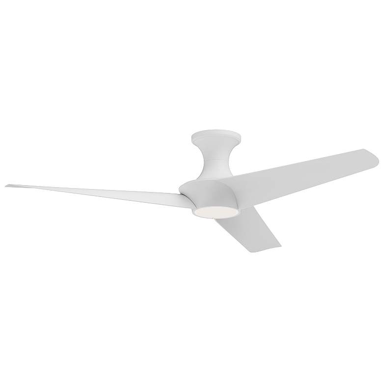 Image 1 Alora Emiko-H LED 56-in White Hugger Ceiling Fan