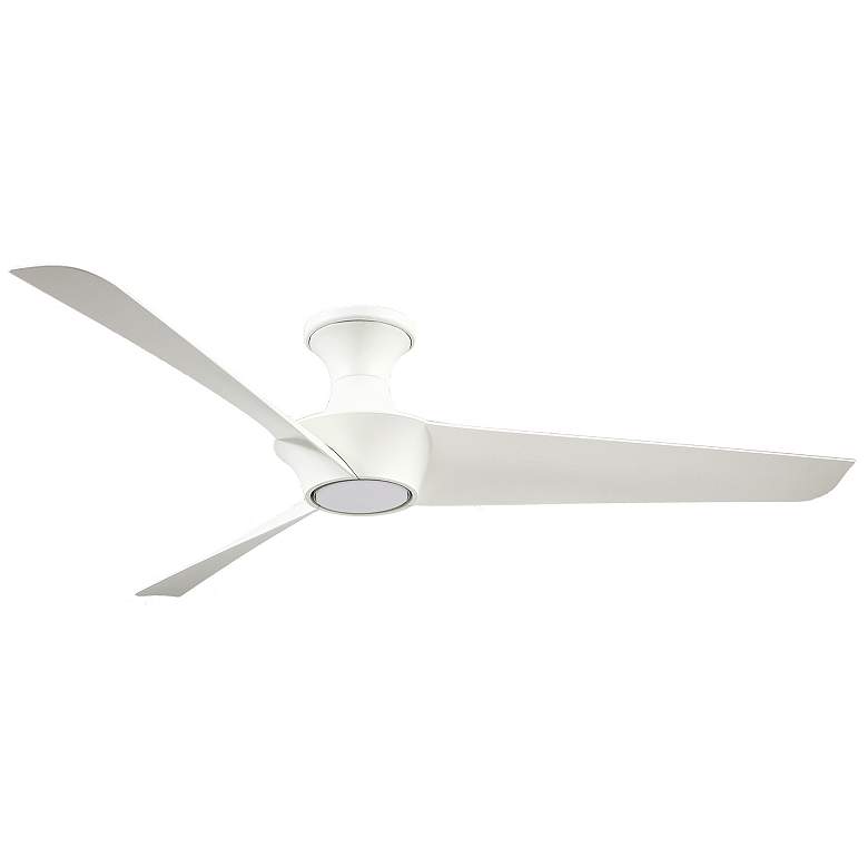 Image 7 Alora Emiko-H LED 56-in White Hugger Ceiling Fan more views