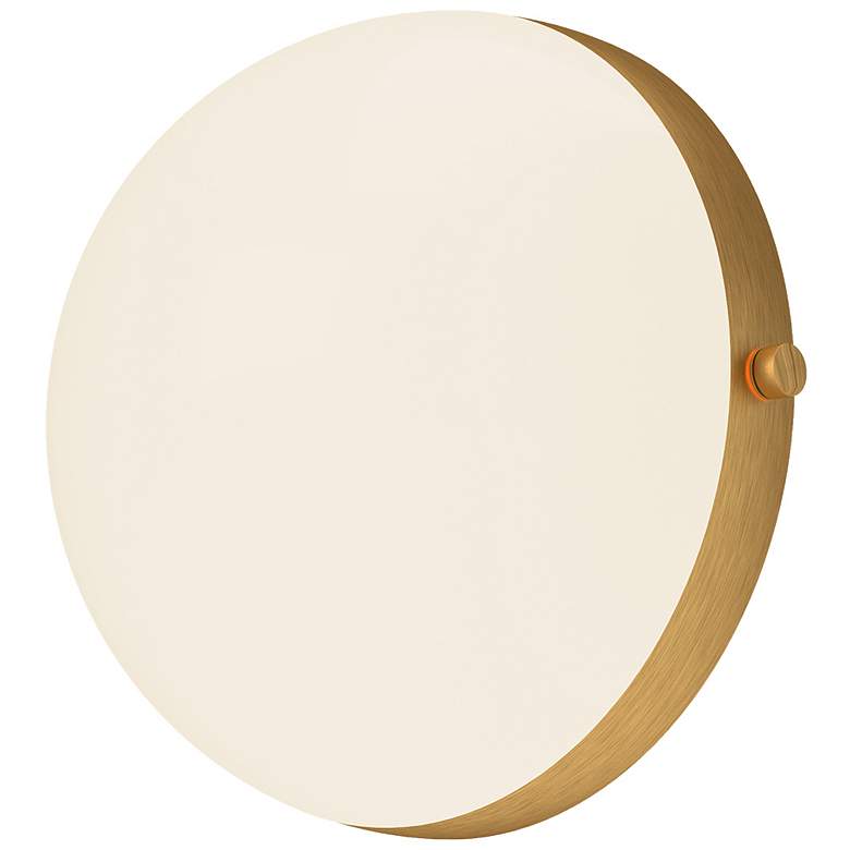Image 1 Alora Globo LED 7-in Brushed Gold Wall Vanity