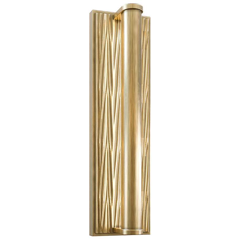 Image 1 Alora Kensington LED 15-in Vintage Brass Wall Vanity
