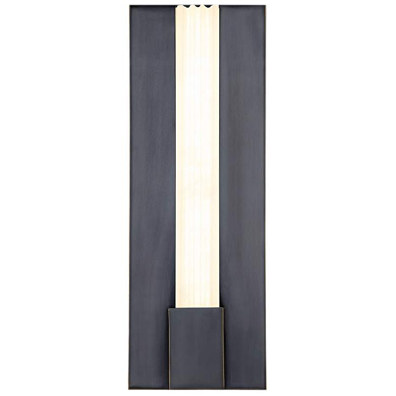 Image 1 Alora Kismet LED 14-in Urban Bronze/Alabaster Wall Vanity
