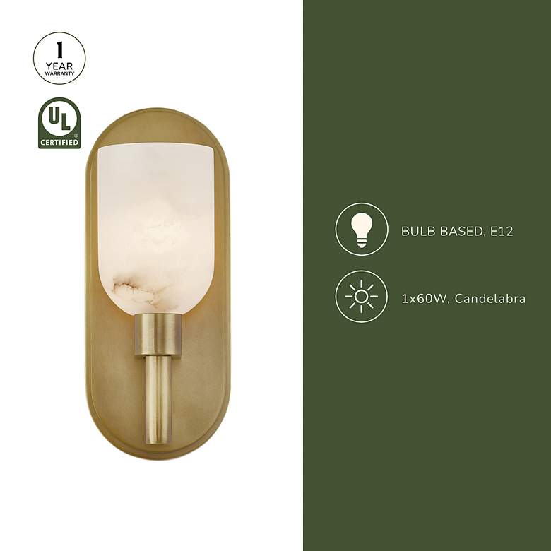 Image 4 Alora Lucian E12 9-in Clear Crystal/Polished Nickel Wall Vanity more views