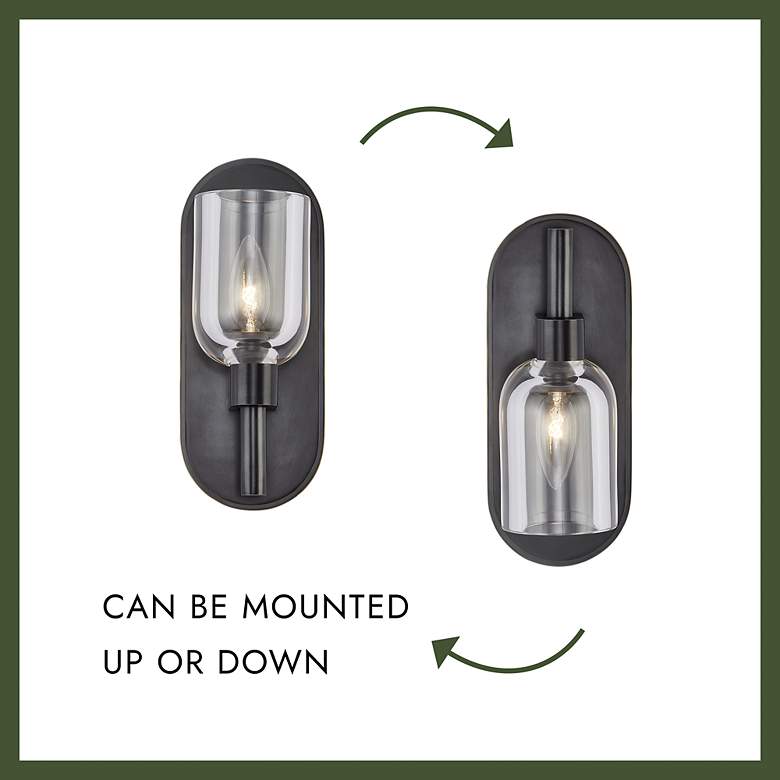 Image 5 Alora Lucian E12 9-in Clear Crystal/Polished Nickel Wall Vanity more views