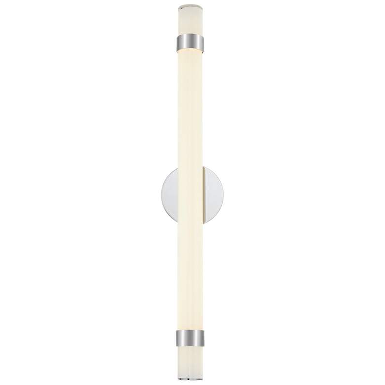Image 1 Alora Madison LED 30-in Polished Nickel/Glossy Opal Wall Vanity