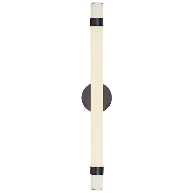Image 1 Alora Madison LED 30-in Urban Bronze/Glossy Opal Wall Vanity