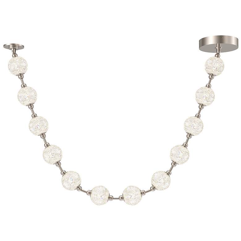 Image 1 Alora Marni LED 12 Head Polished Nickel Pendant