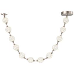 Alora Marni LED 12 Head Polished Nickel Pendant