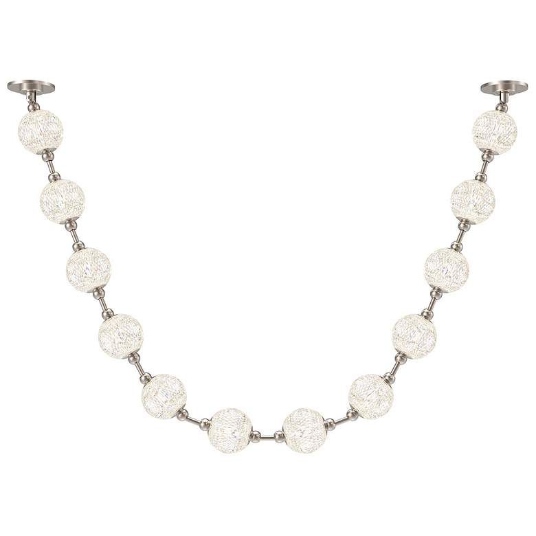 Image 1 Alora Marni LED 12 Head Polished Nickel Pendant