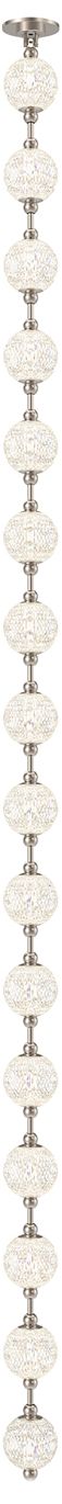 Image 2 Alora Marni LED 16 Head Polished Nickel Pendant more views