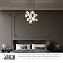 4_Alora Marni LED 18 Head Natural Brass Multi-Pendant more views