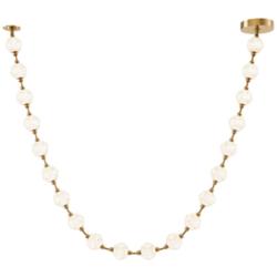 Alora Marni LED 20 Head Natural Brass Pendant