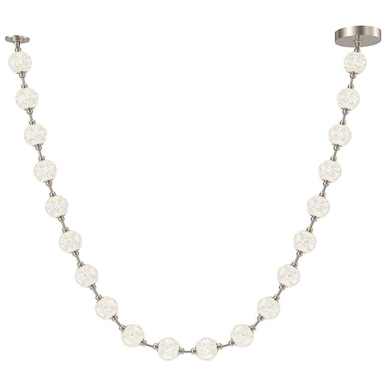 Image 1 Alora Marni LED 20 Head Polished Nickel Pendant