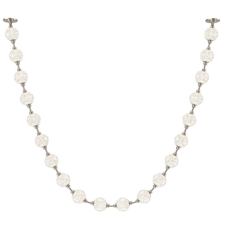 Image 1 Alora Marni LED 20 Head Polished Nickel Pendant