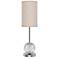 Alora Marni LED 21-in Polished Nickel/White Linen LED Table Lamp