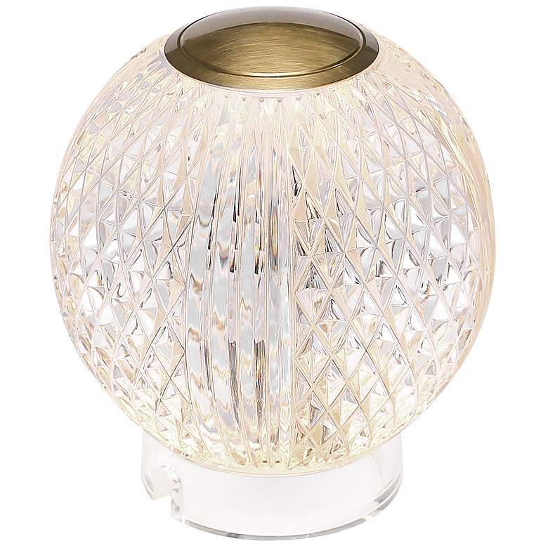 Image 1 Alora Marni LED 3-in Natural Brass Table Lamp