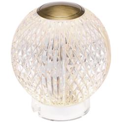 Alora Marni LED 3-in Natural Brass Table Lamp