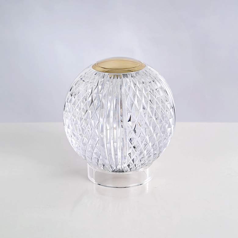 Image 3 Alora Marni LED 3-in Natural Brass Table Lamp more views