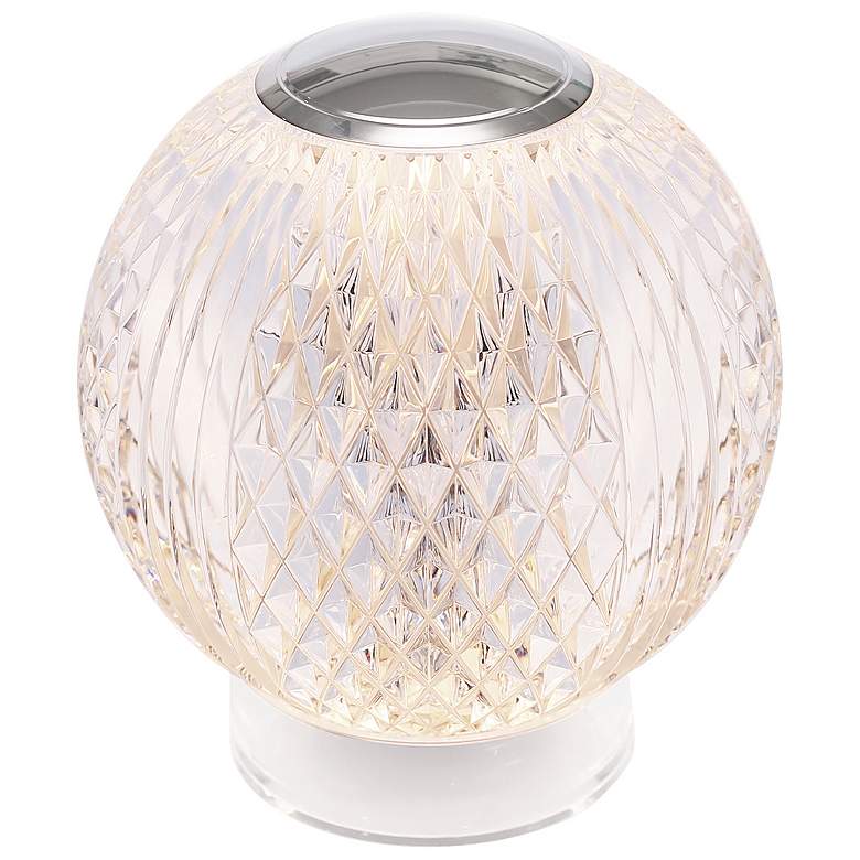 Image 2 Alora Marni LED 3-in Polished Nickel Table Lamp
