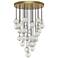 Alora Marni LED 30 Head Natural Brass Multi-Pendant