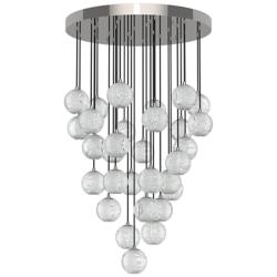 Alora Marni LED 30 Head Polished Nickel Multi-Pendant